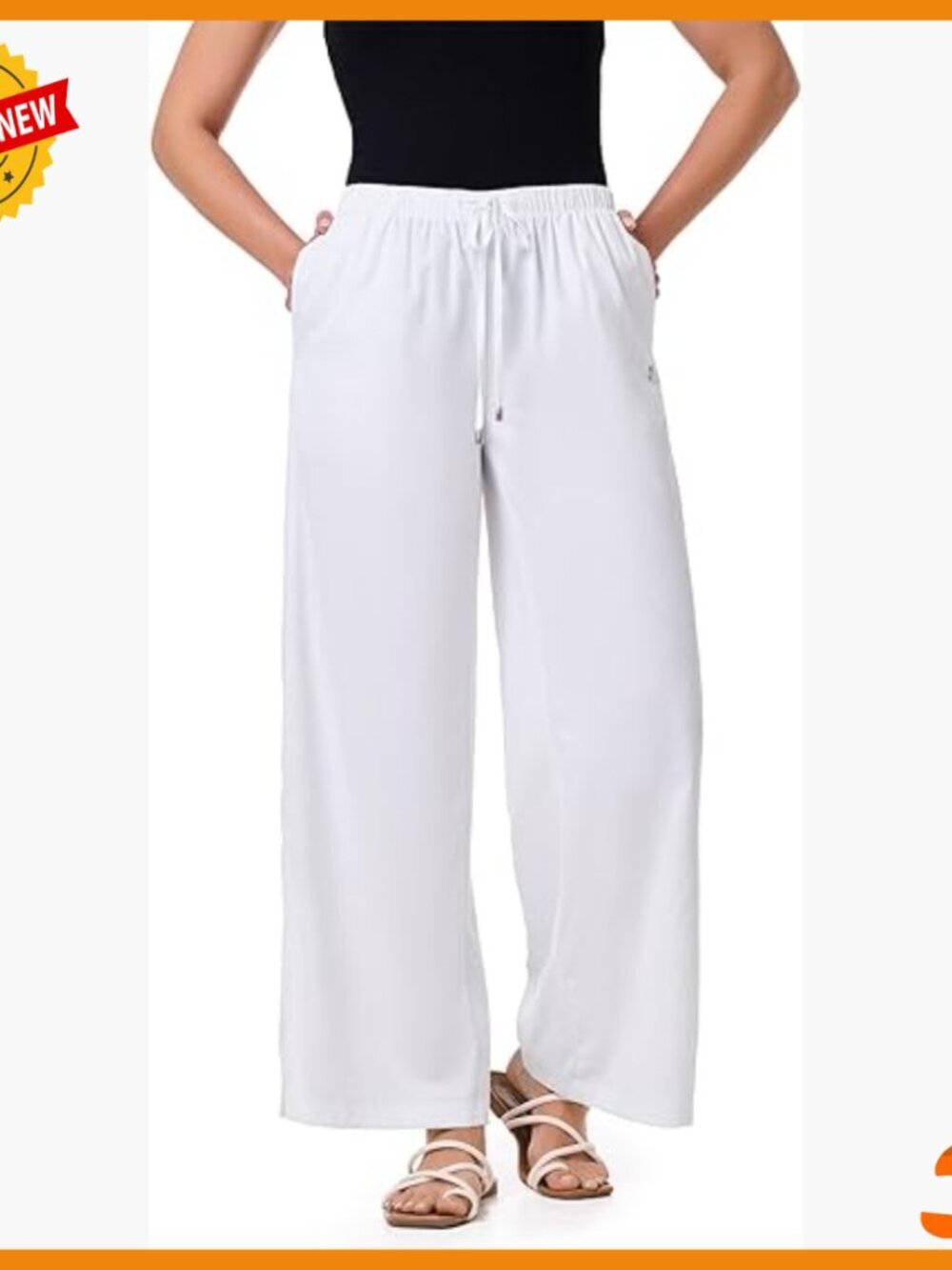 Wide Leg Harem Pants with Side Slits UPF 50+ Sun Protection Large